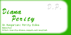 diana perity business card